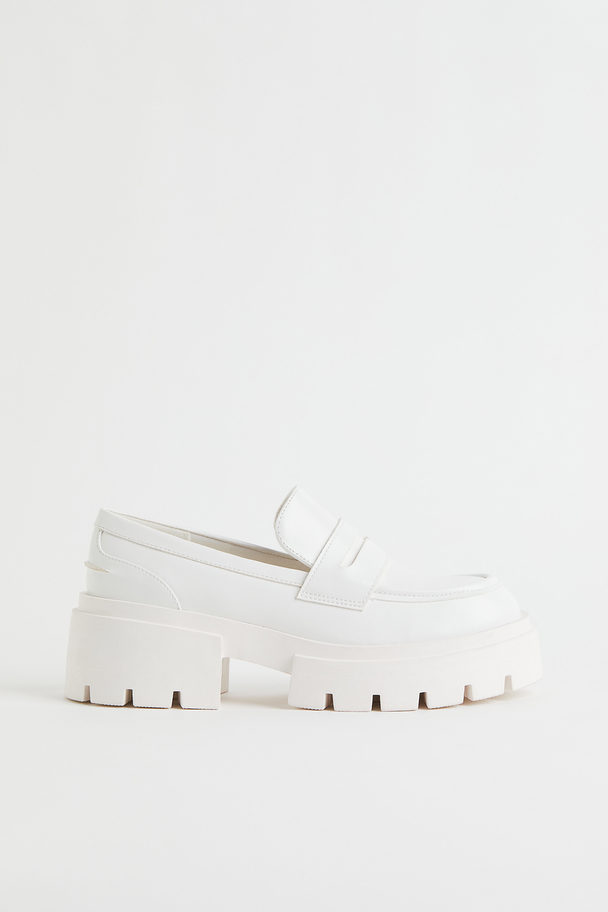H&M Chunky Loafers White