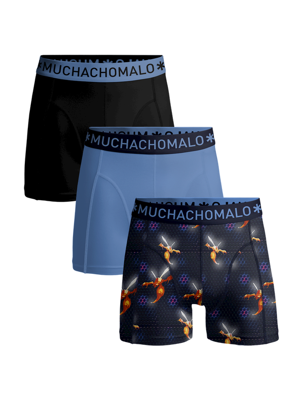 Muchachomalo 3-pack Boxershorts Herr - Mjuk Midjeband - Bra Kvalitet