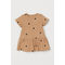 Ribbed Dress Beige/spotted