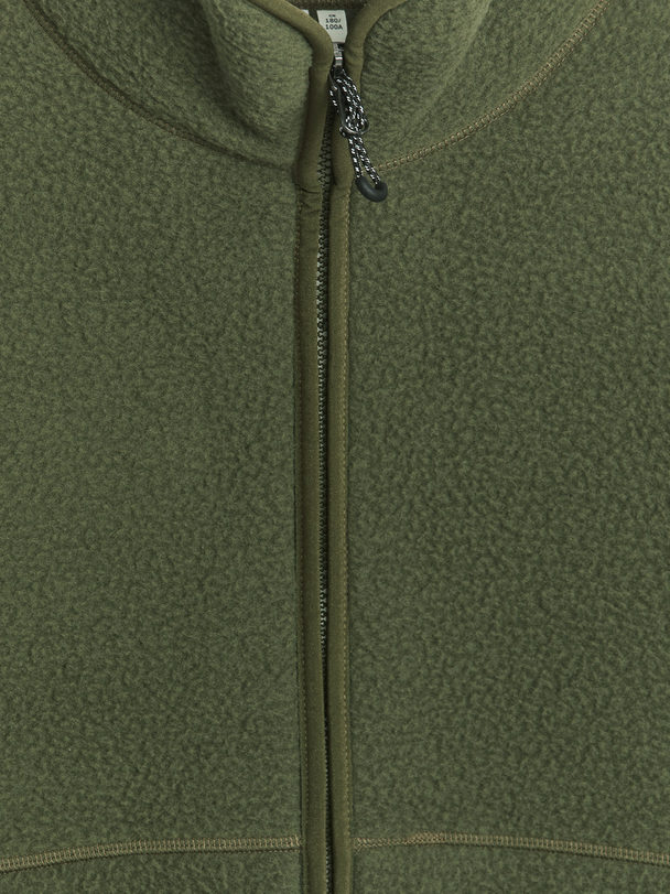 ARKET Fleece-Jacke Active Grün
