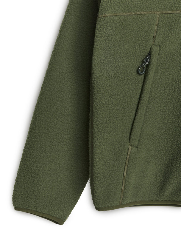 ARKET Active Fleece Jacket Green