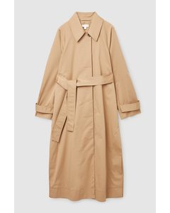 Relaxed-fit Trench Coat Beige