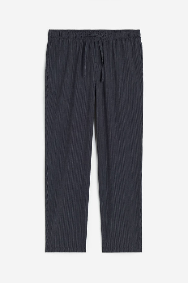 H&M 2-pack Regular Fit Pyjama Bottoms Khaki Green/dark Blue