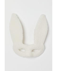 Kaninchen-Verkleidungsmaske Weiß