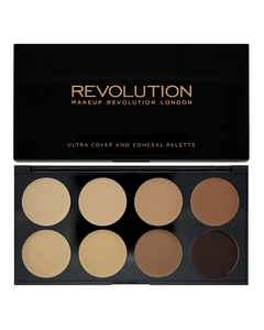 Makeup Revolution Ultra Cover And Conceal Palette Medium - Dark