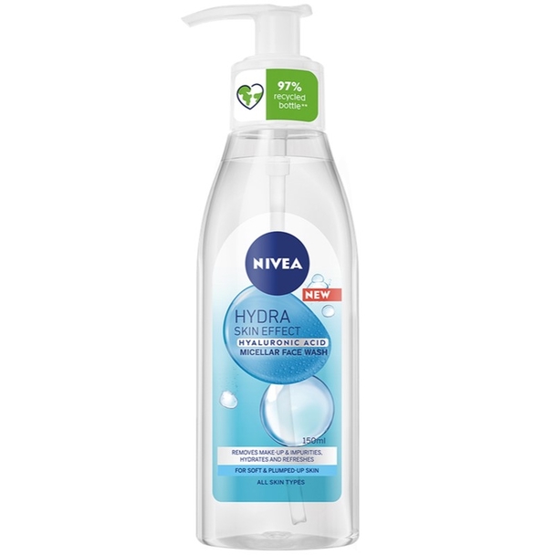 Nivea Nivea Hydra Skin Effect Micellar Face Wash 150ml