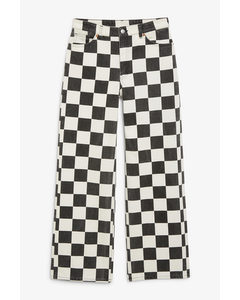 Yoko Checkerboard Jeans Checkerboard
