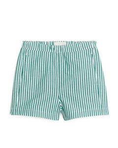 Denim Shorts Green/white