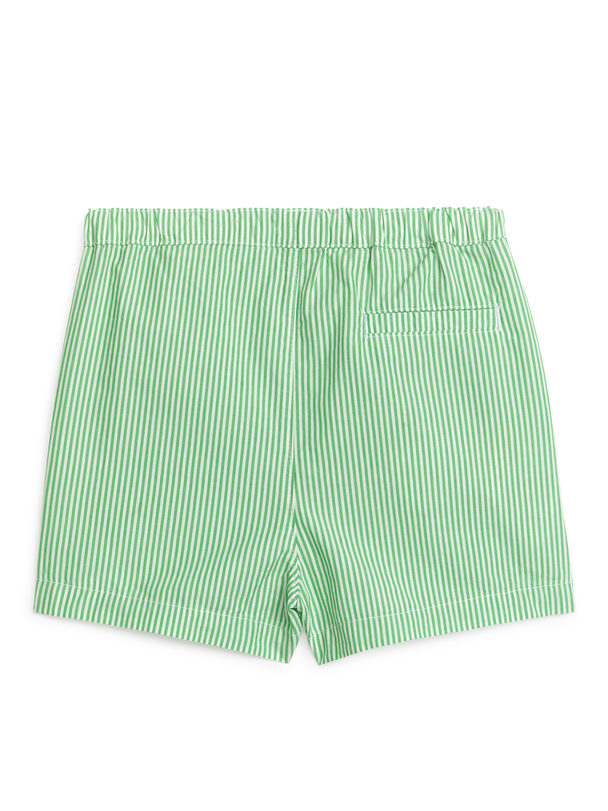 ARKET Twill Shorts Green/white