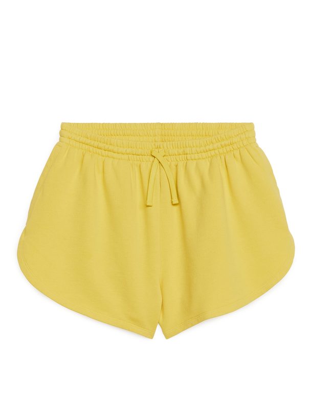 Arket French Terry Shorts Yellow