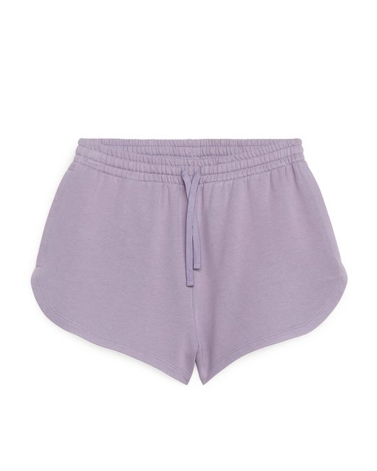 Arket French Terry Shorts Lilac