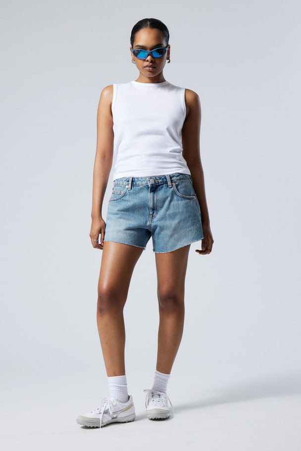 Weekday Swift Denimshorts Favourite Blue