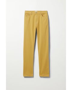 Space Washed Trousers Mustard