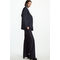 Straight-leg Elasticated Wool Trousers Navy / Pinstriped