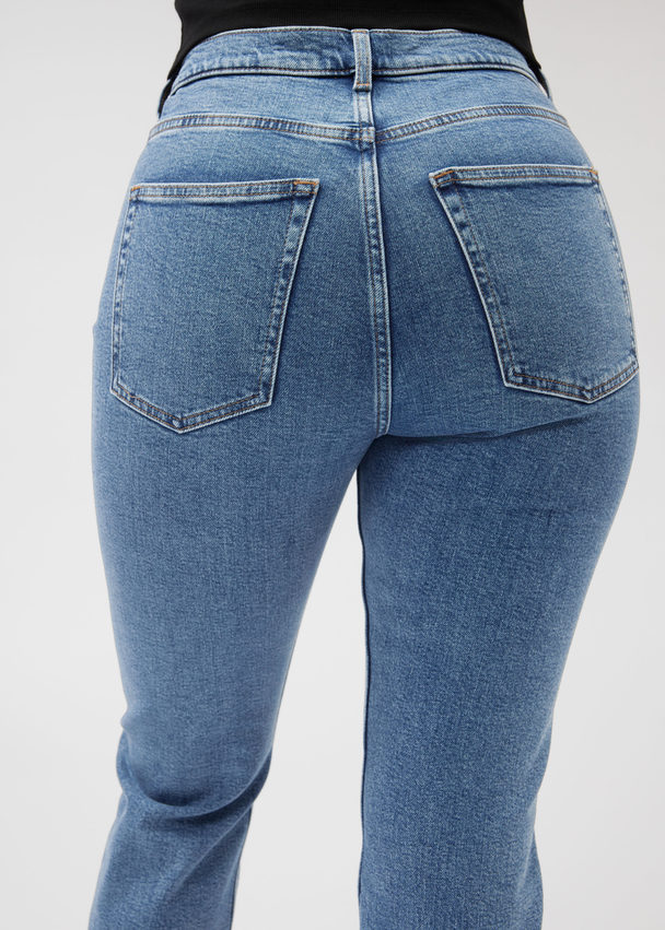 & Other Stories Slim Fit Jeans Middenblauw