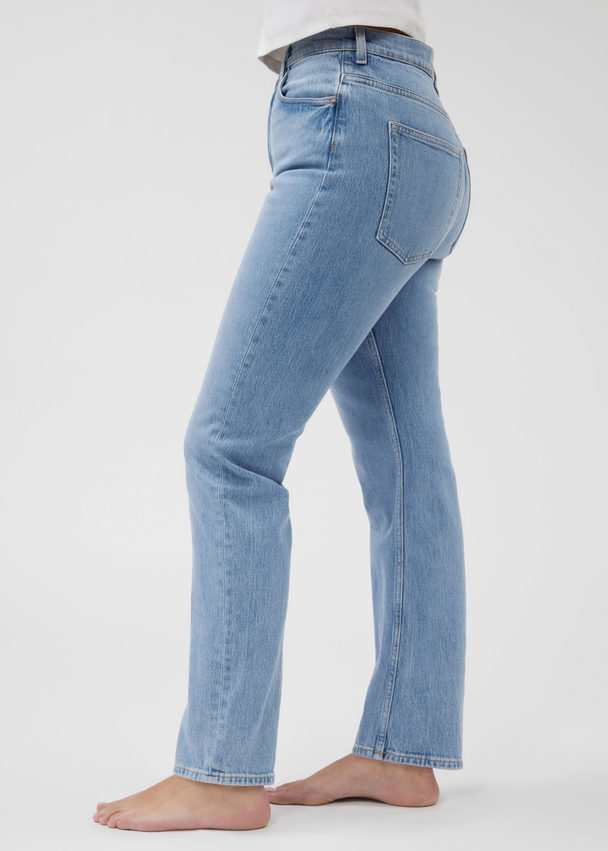 & Other Stories Slim Fit Jeans Middenblauw
