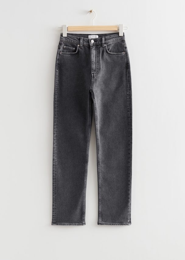 & Other Stories Slim Jeans Mid Grey