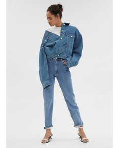 Slanke Jeans Mellomblå