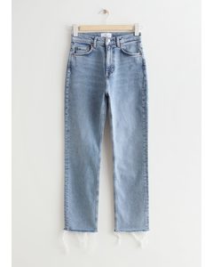 Slim Cut Jeans Lys Blå