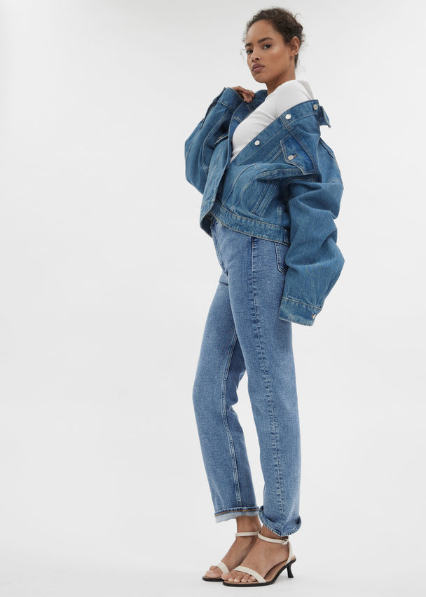 & Other Stories Slim Jeans Mid Blue