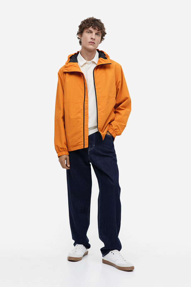 H&M Vindjakke Regular Fit Orange