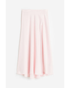Satin Skirt Light Pink