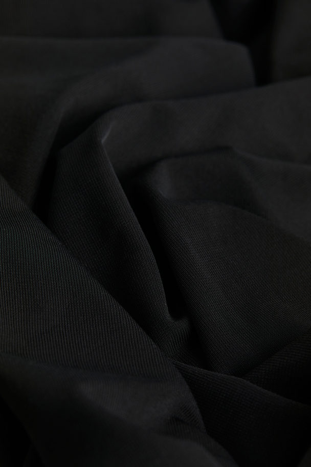 H&M Jersey Turtleneck Dress Black