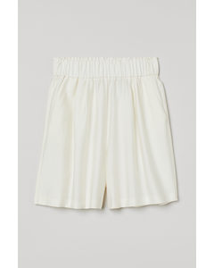 Shorts I Lyocellblanding Hvid