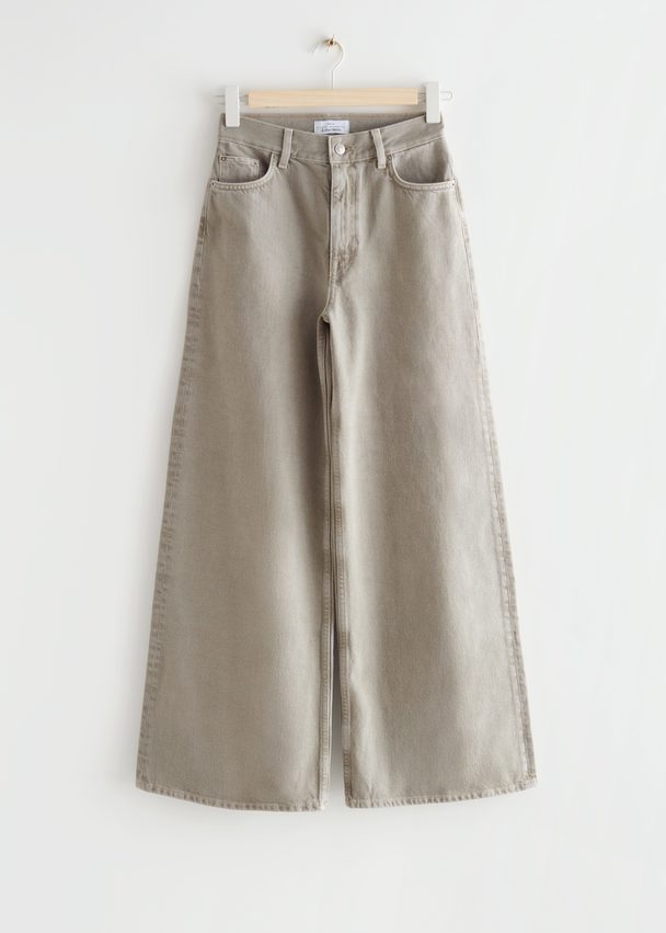 & Other Stories Beloved Cut Jeans Khaki
