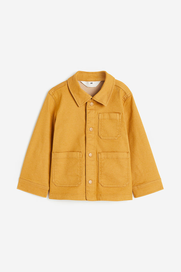 H&M Twill Jacket Mustard Yellow
