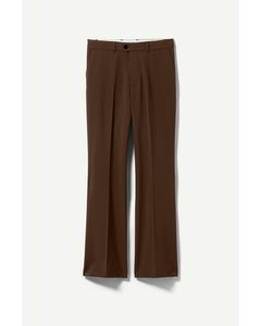 Franklin Flared Trousers Brown