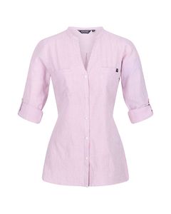 Regatta Womens/ladies Malaya Mini Stripe Long-sleeved Shirt
