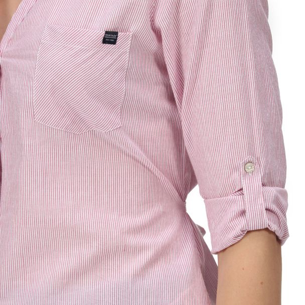 Regatta Regatta Womens/ladies Malaya Mini Stripe Long-sleeved Shirt