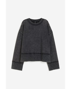 Oversized Sweatshirt Svart