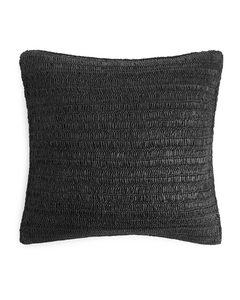 Raffia Straw Cushion Cover 50 X 50 Black