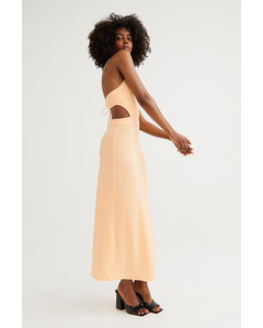 Open-backed Dress Light Coral