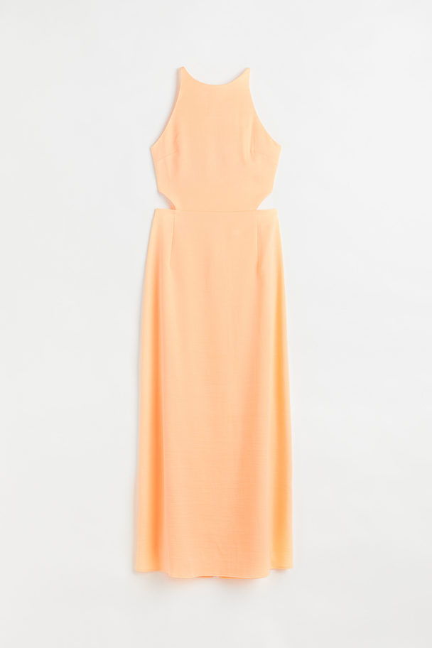 H&M Open-backed Dress Light Coral
