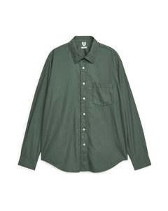 Relaxed Lightweight Shirt Khaki Green