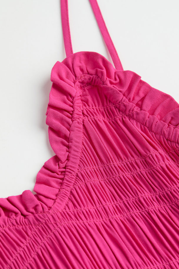 H&M Smocked Dress Pink