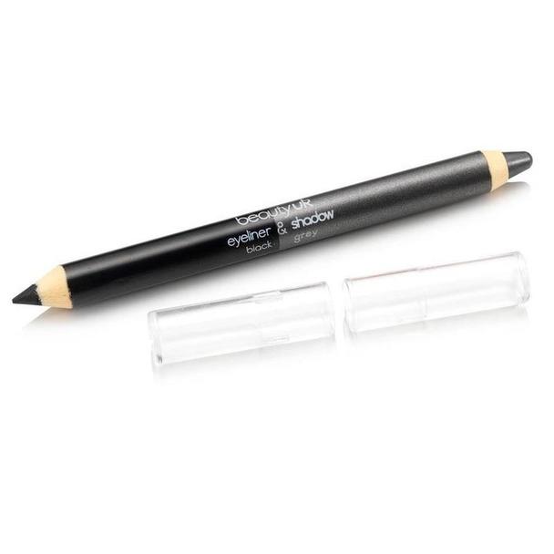 beautyuk Beauty UK Double Ended Jumbo Pencil no.2 - Black&amp;Grey
