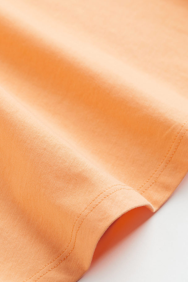 H&M Printed Jersey Dress Orange/snoopy