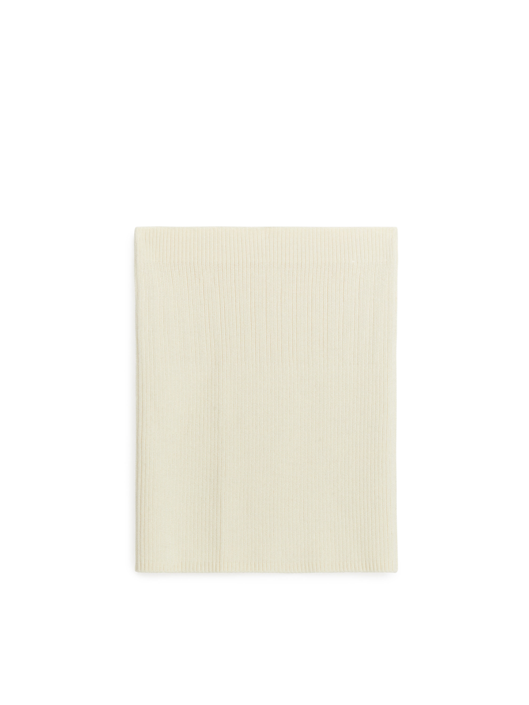 Billede af Arket Merino Wool Skirt Off White, Nederdele I størrelse S