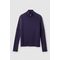 Contrast-panel Knitted Jacket Navy