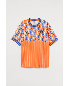 Kortermet Fotballskjorte Orange/14