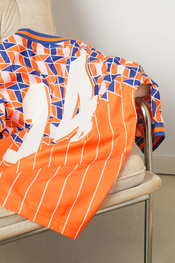 H&M Short-sleeved Football Shirt Orange/14