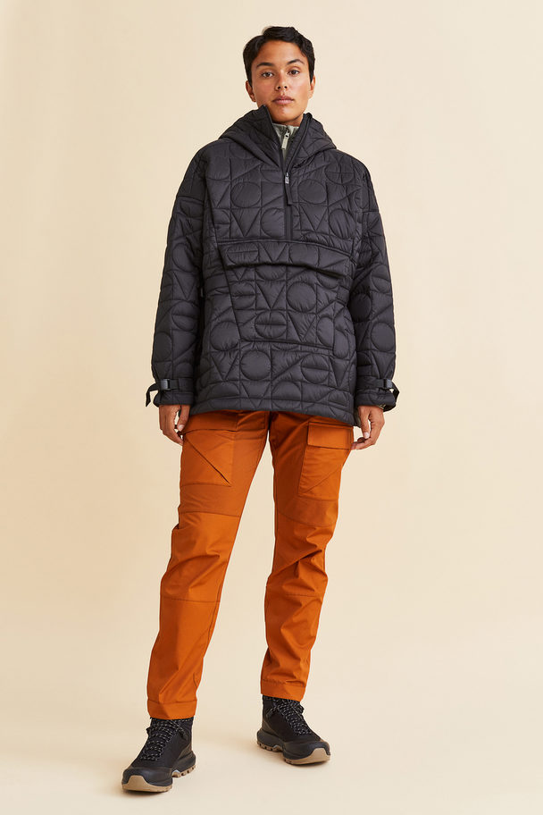 H&M Thermolite® Quilted Popover Jacket Black