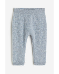 Cashmere Trousers Blue Marl