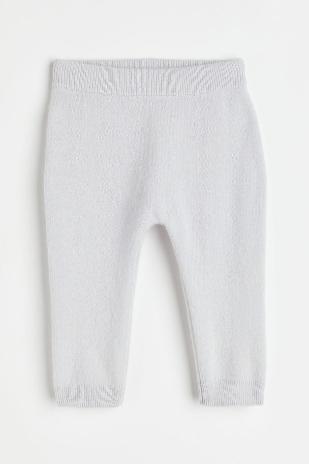 H&M Cashmere Trousers Light Grey