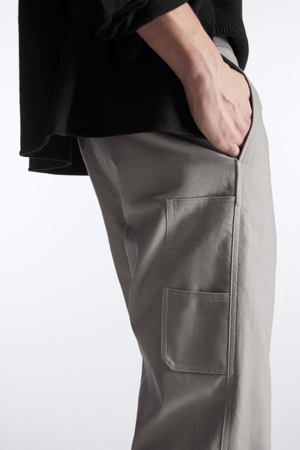 COS Straight-leg Utility Trousers Stone