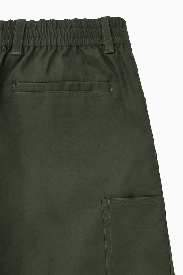COS Straight-leg Utility Trousers Dark Khaki
